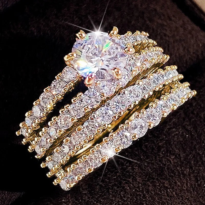 Trendy Hollow Set Ring