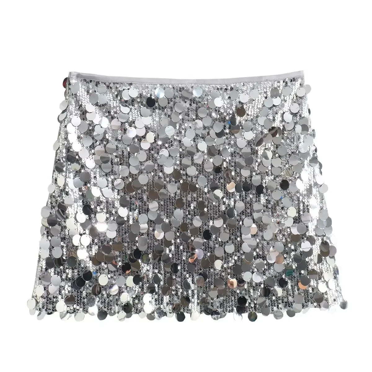 Mini Skirt Vintage High Waist