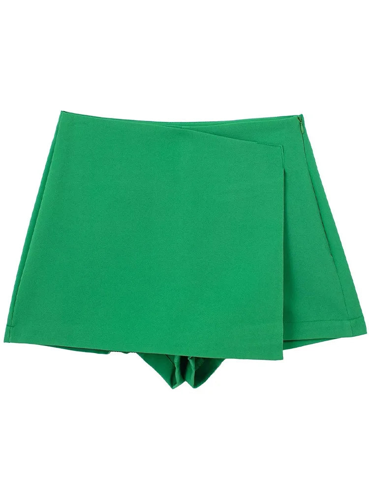 Shorts Vintage High Waist Skirt
