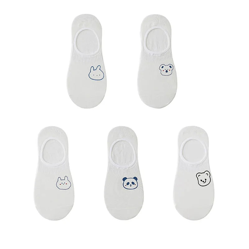 Women's Socks Set Invisible Cartoon Cute Socks