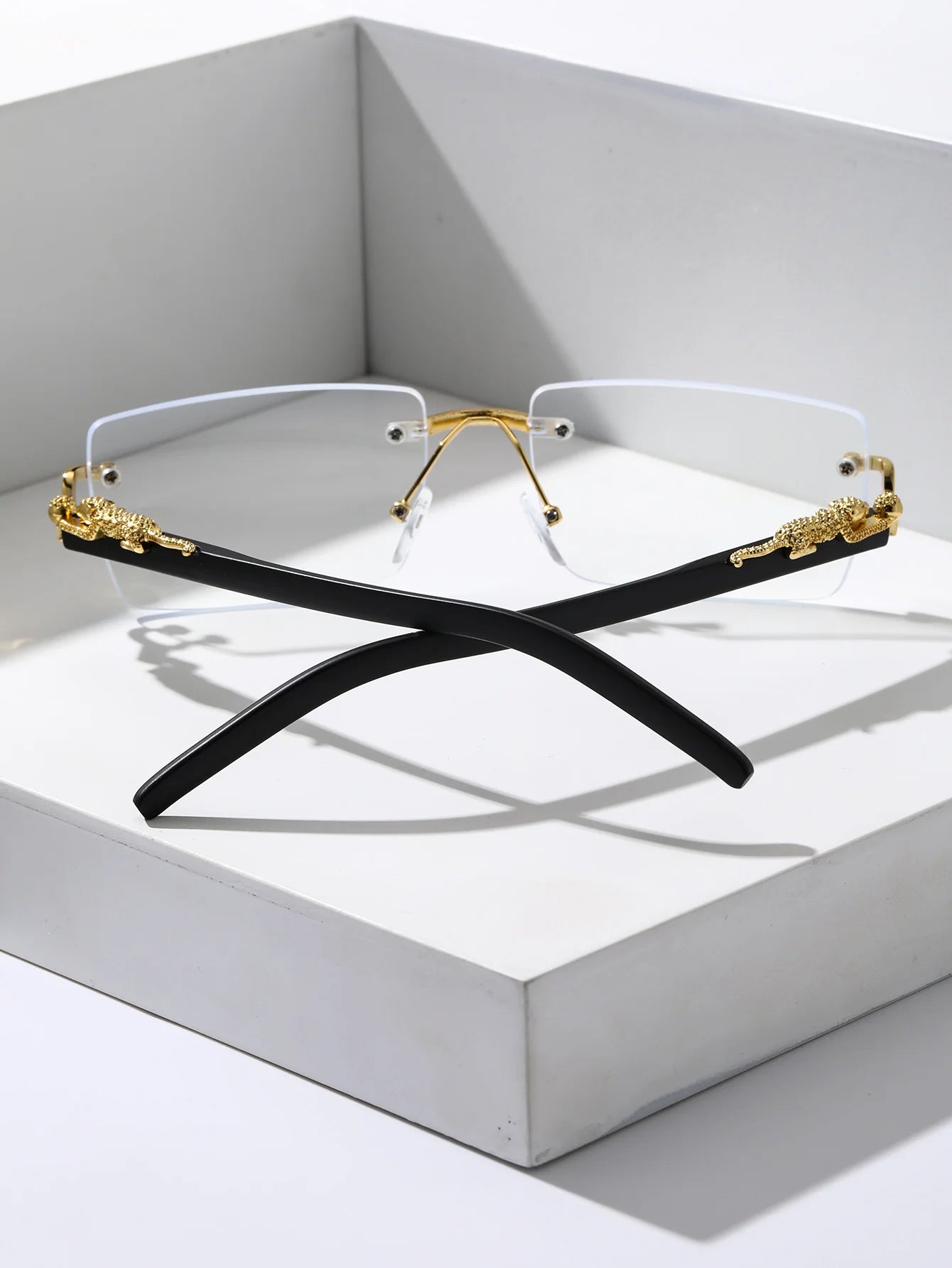 Trendy Frameless Rectangular Personalized Sunglasses