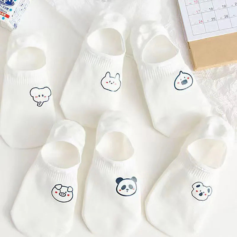 Women's Socks Set Invisible Cartoon Cute Socks