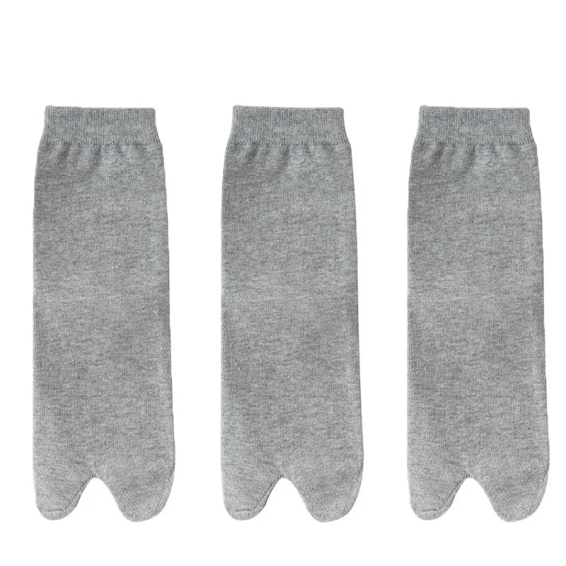 Japanese Men And Women's Summer Fiber Double Fingered Socks