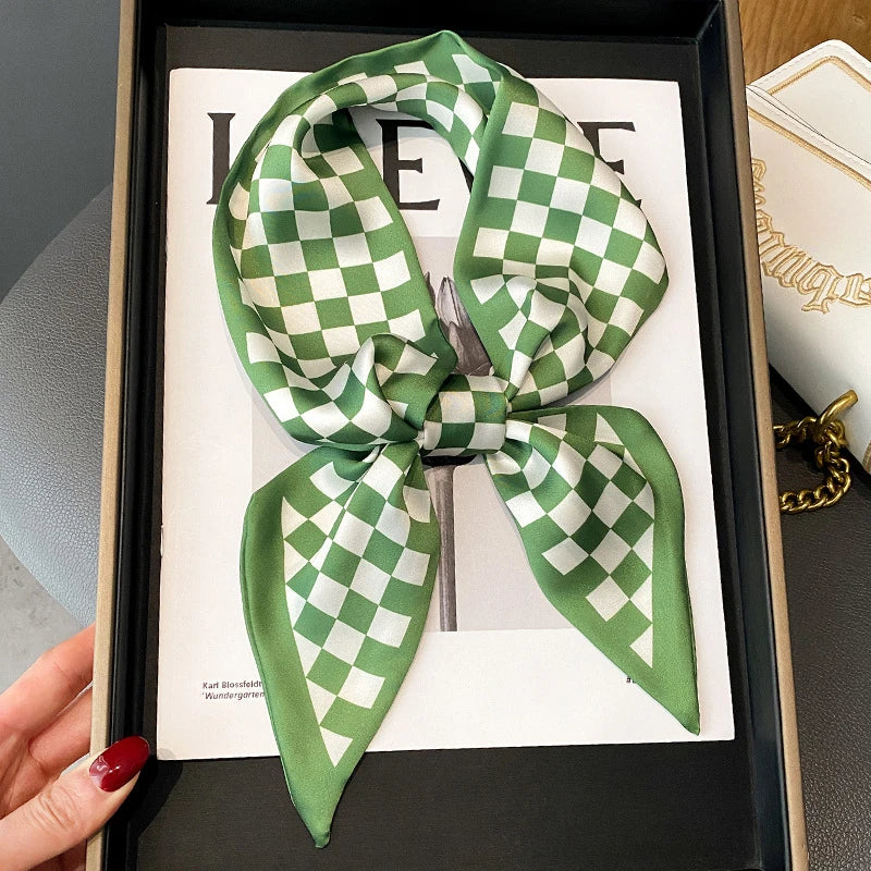 Fashion Print Hair Ribbon Scarf