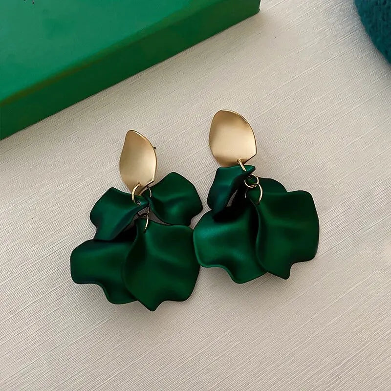 Bohemian Colorful Flower Earrings