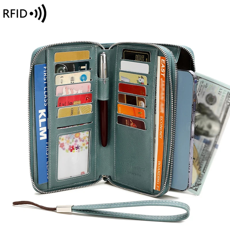 Block Resistant Multifunctional Women's Purse