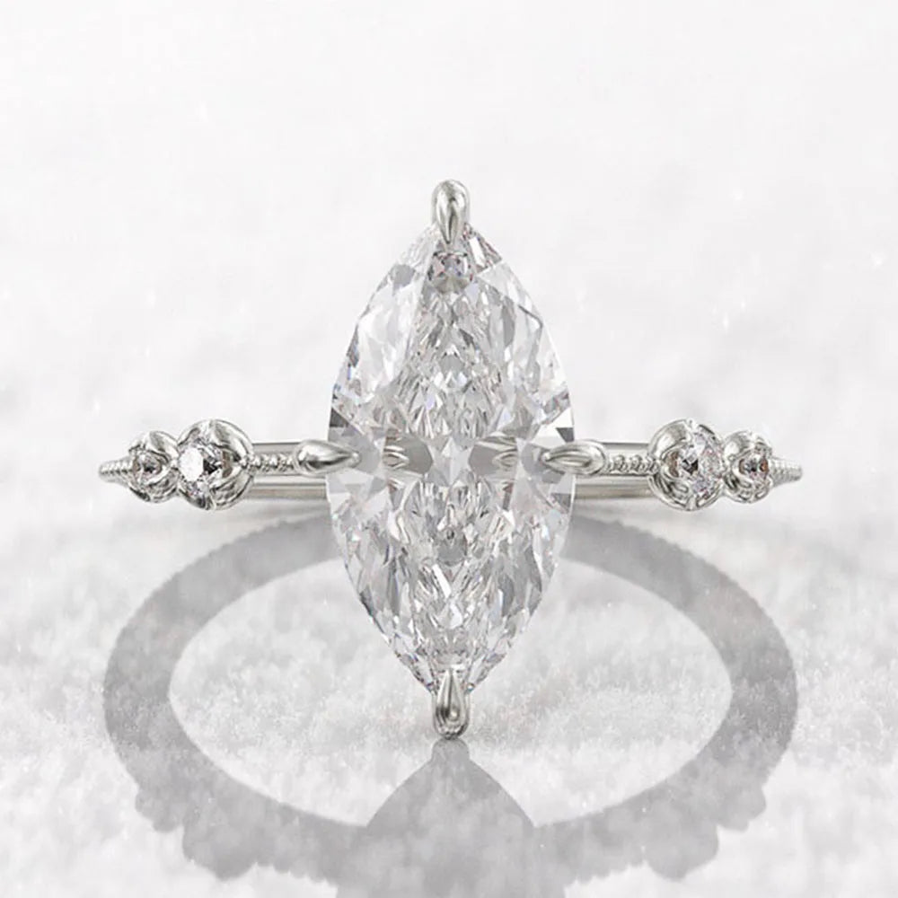 Crystal Marquise Cubic Zirconia Ring