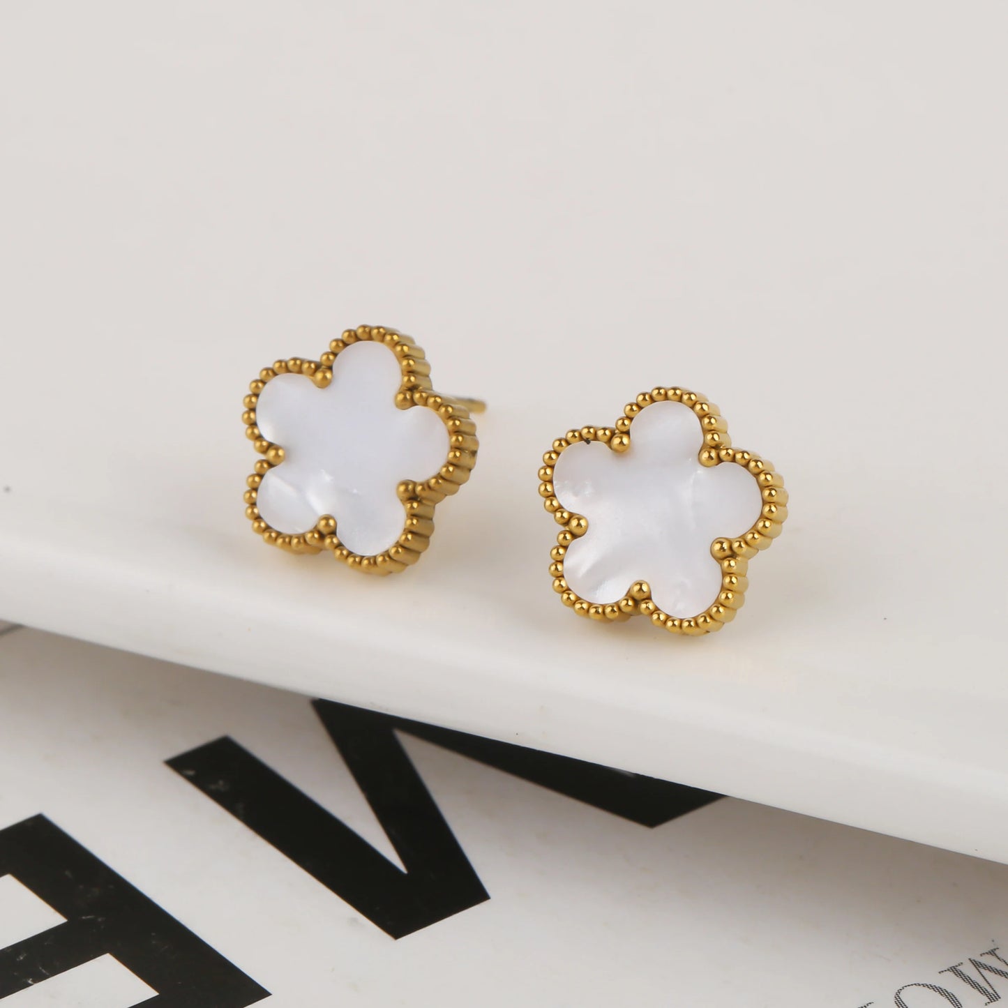 Adjustable New Design Gold Plated Stainless Steel 316L Plant Flower Bracelet