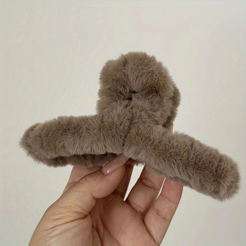 New Faux Fur Hair Claw