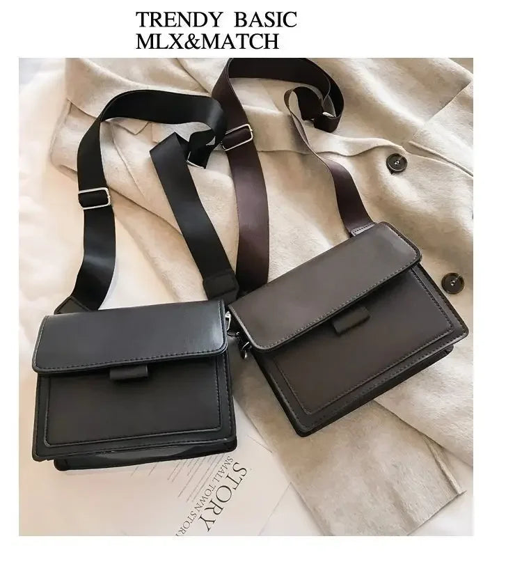 Classic Designer Leather Crossbody Bag