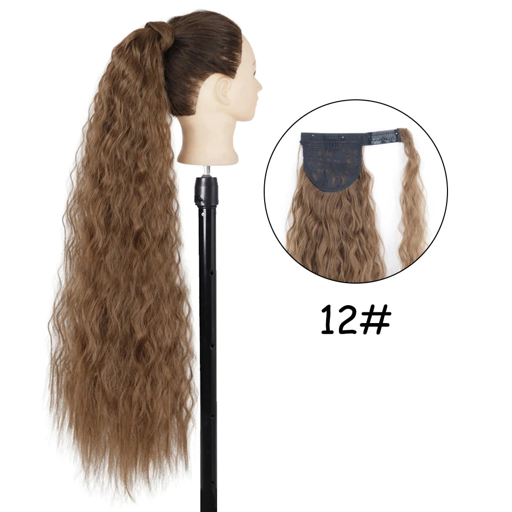 34inches Synthetic Ponytail Hair Extension