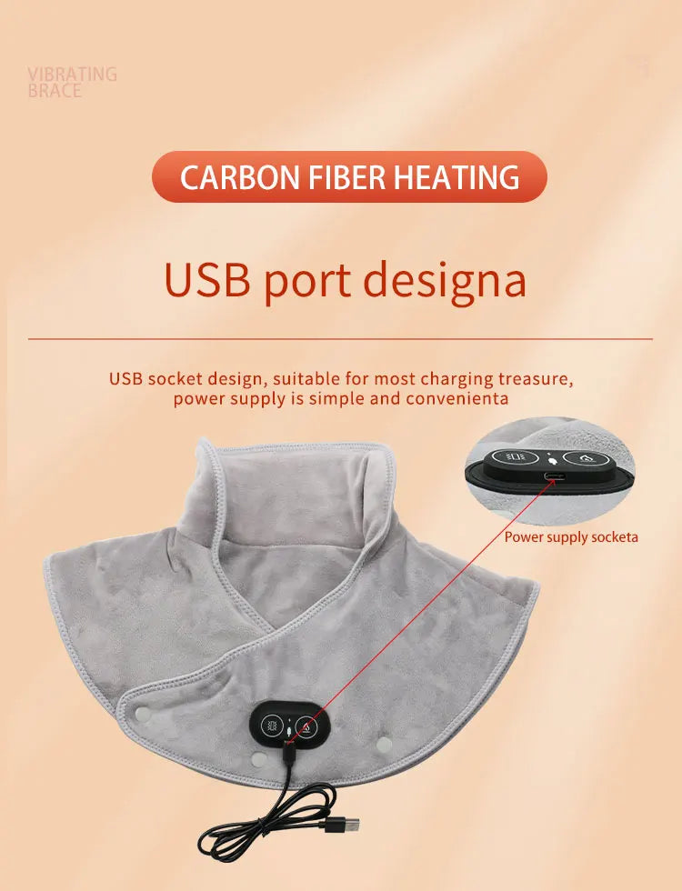 Electric Heating Shoulder Neck Pad Massager