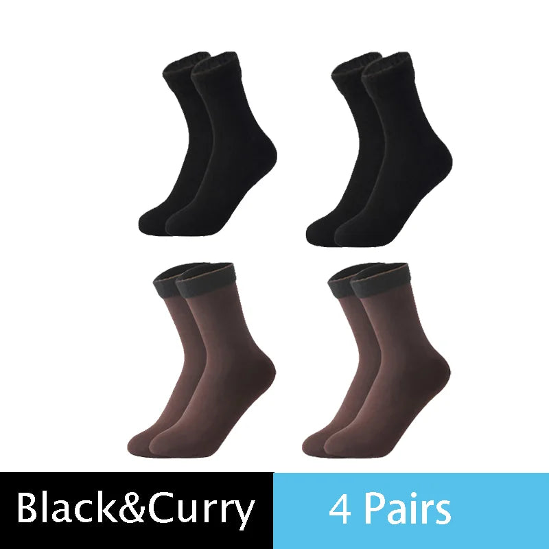 Warm Solid Women Socks