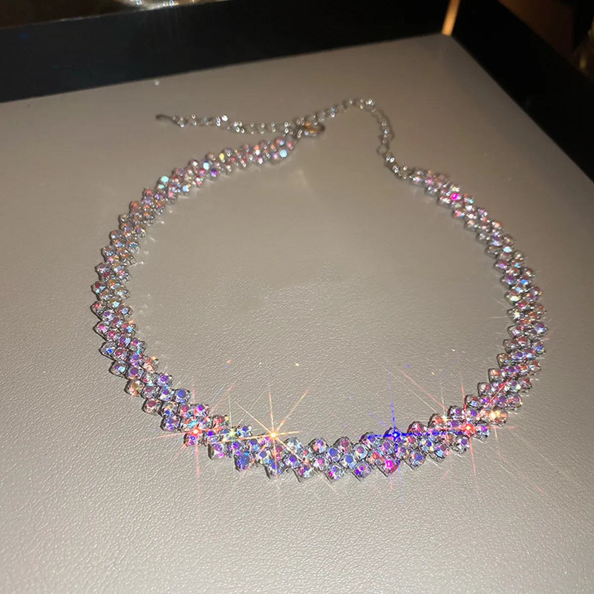 Full Rhinestone Choker Necklaces