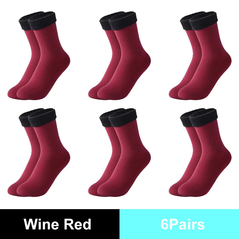 Warm Solid Women Socks
