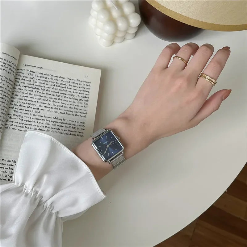 Square Watch Stainless Steel