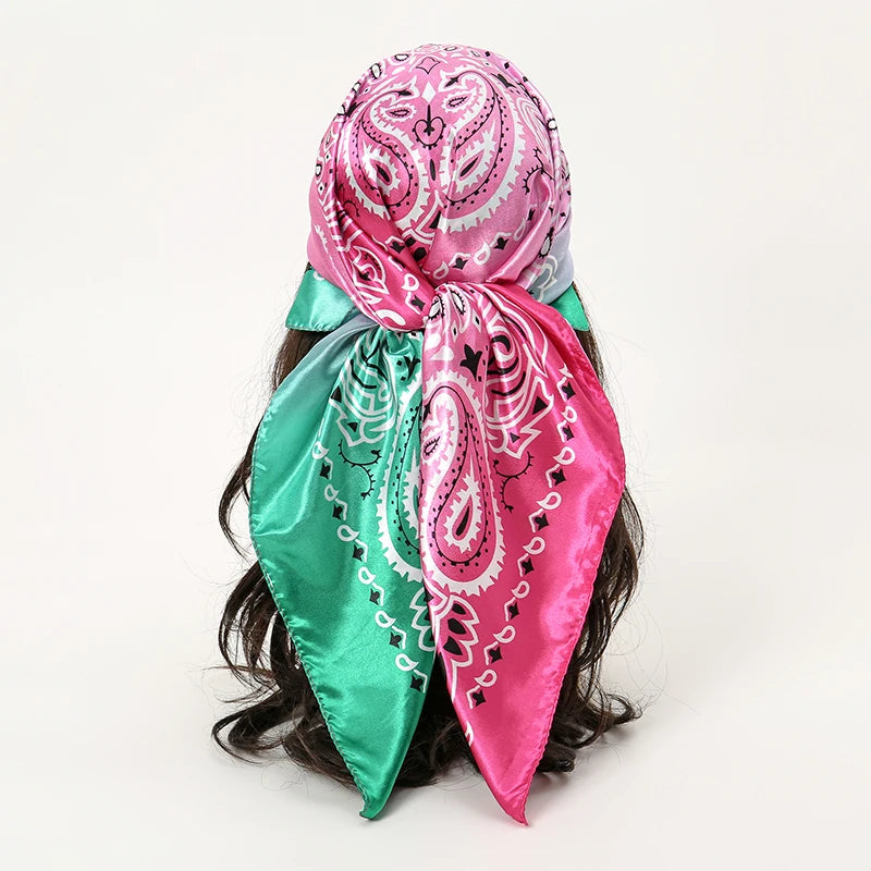 Satin Square Scarf