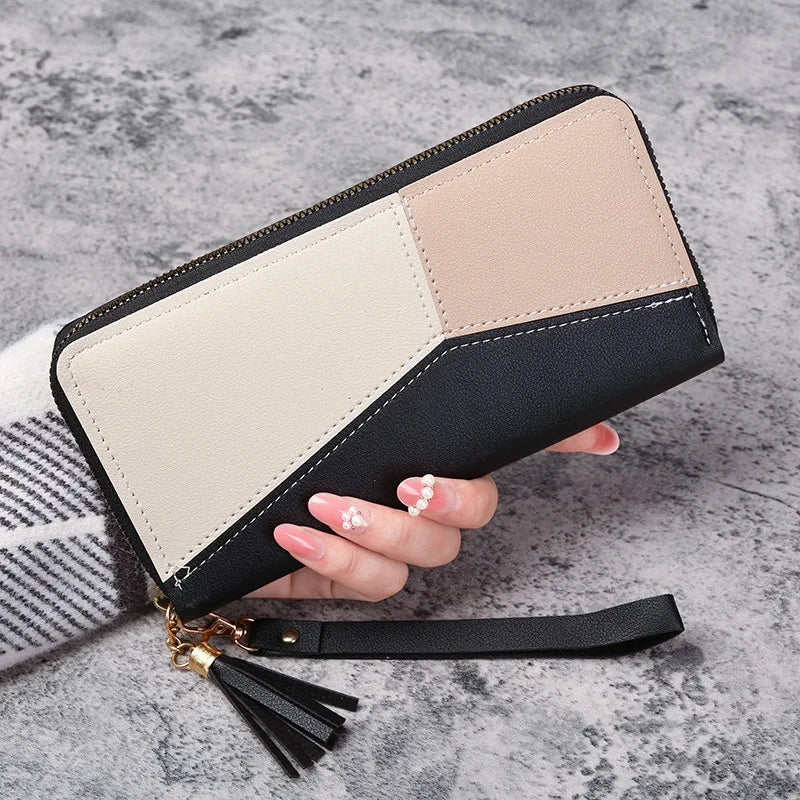 Fashion Zipper Wallets Women's Long Purses