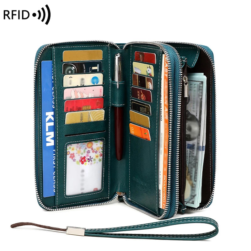 Block Resistant Multifunctional Women's Purse