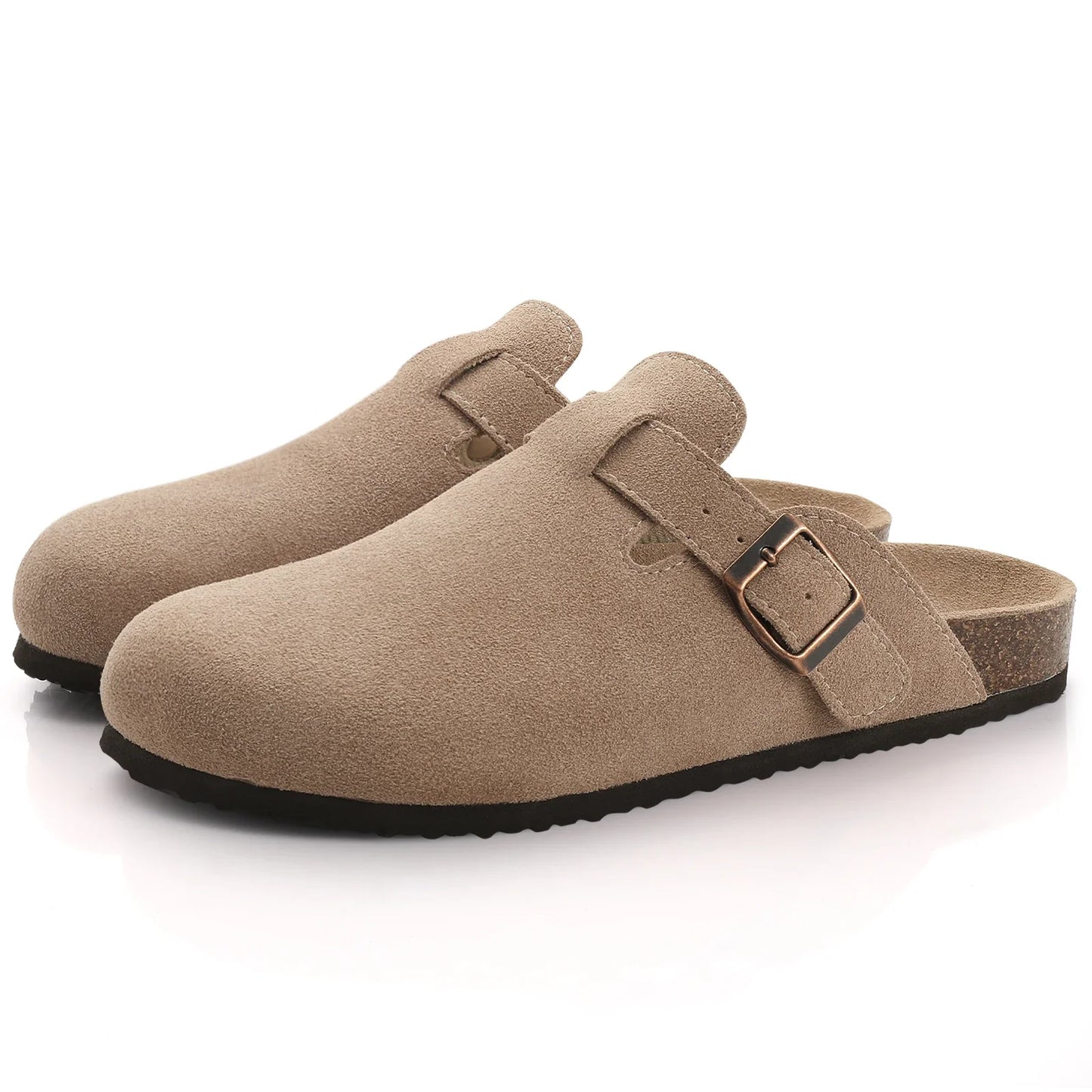 Classic Cork Antislip Outdoor Slippers With Arch Support