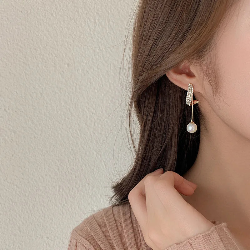 New Classic Elegant Imitation Pearl Earrings