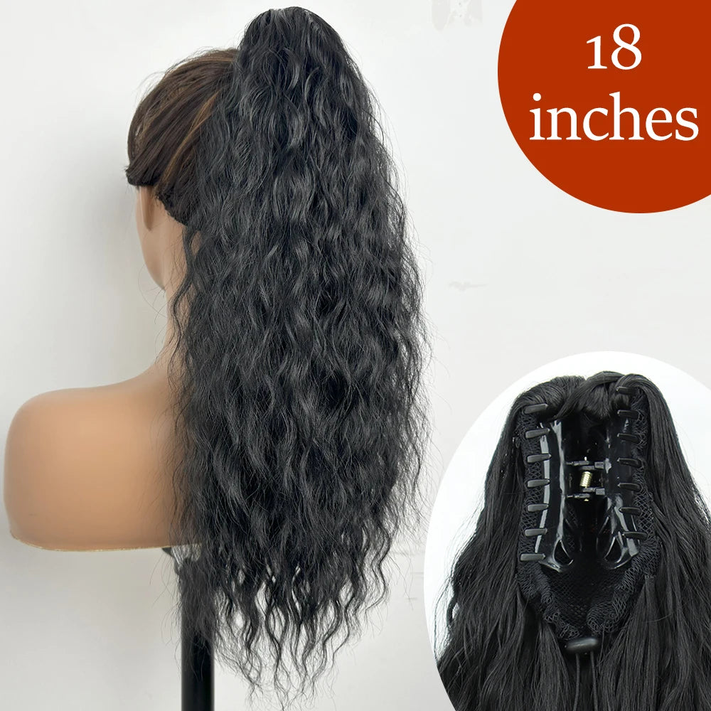 34inches Synthetic Ponytail Hair Extension