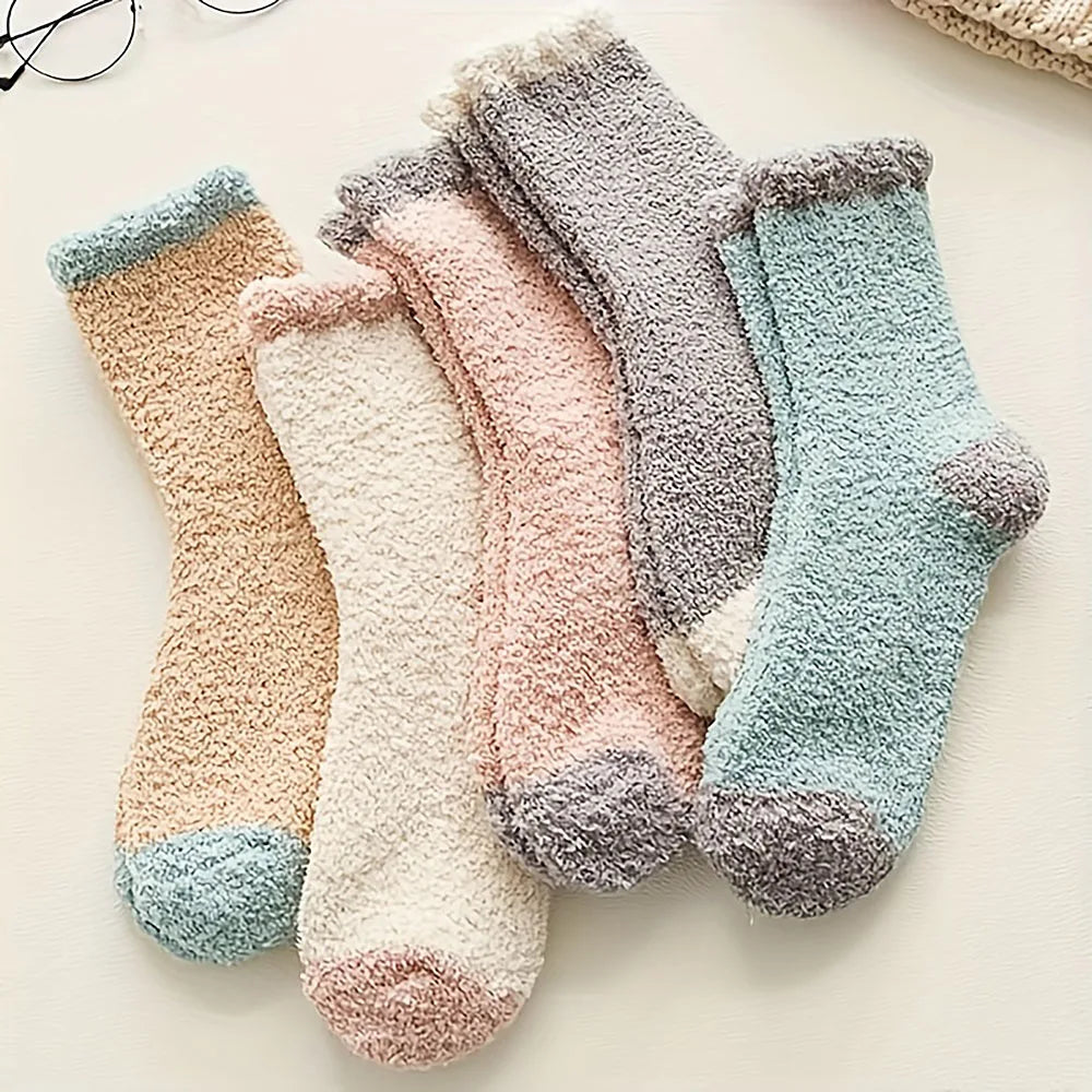 Thick Coral Fleece Socks