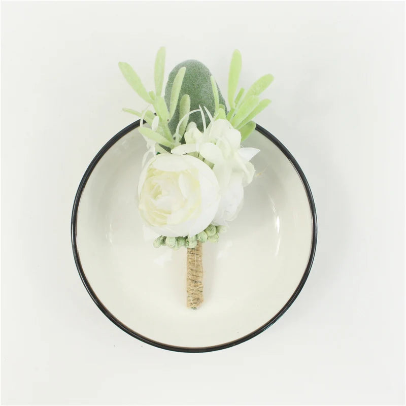 Wedding Rustic Boutonniere