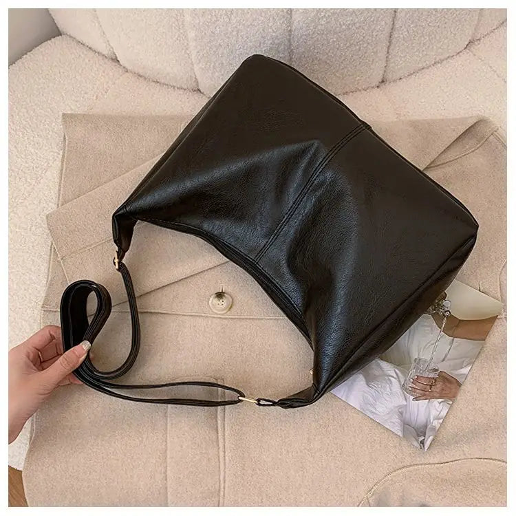 Leather Commuter Fashion Vintage Casual Tote Bag