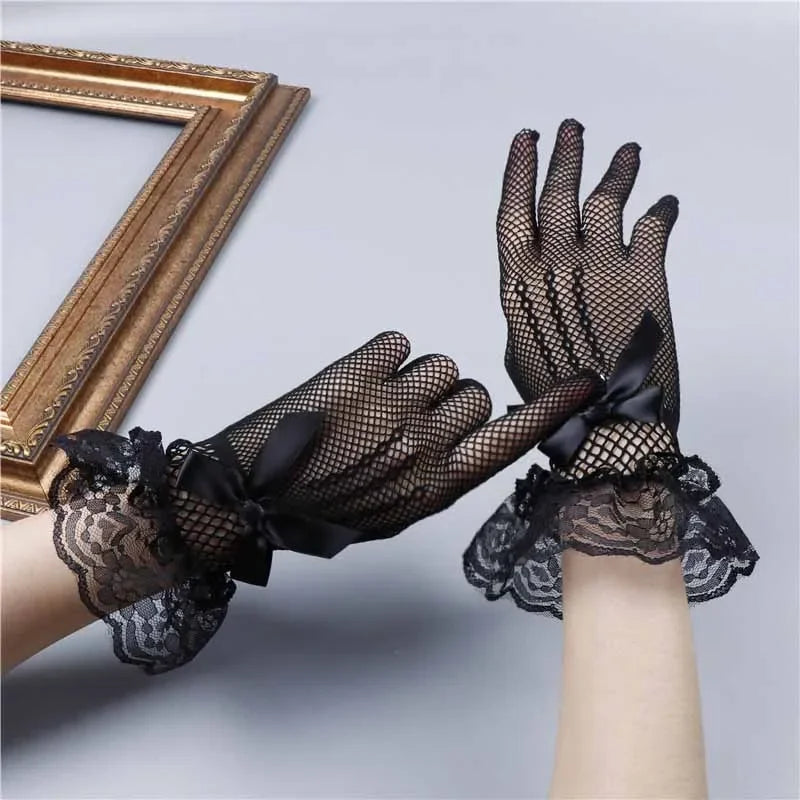 Lolita Lace Hollow Out Gloves