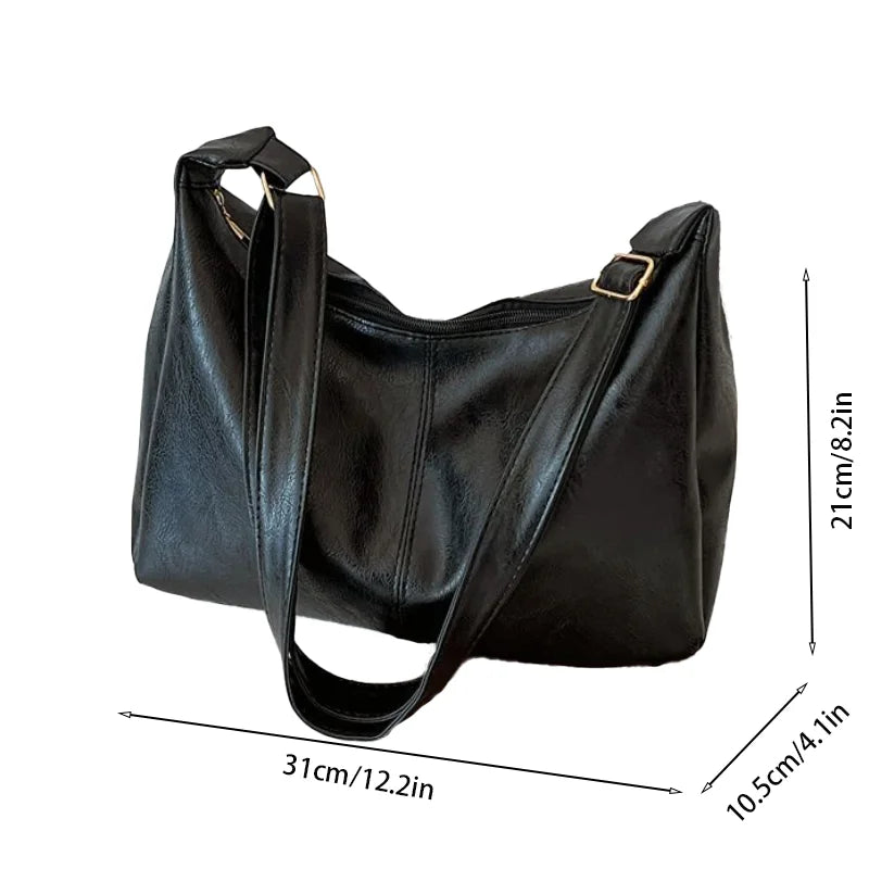 Leather Commuter Fashion Vintage Casual Tote Bag