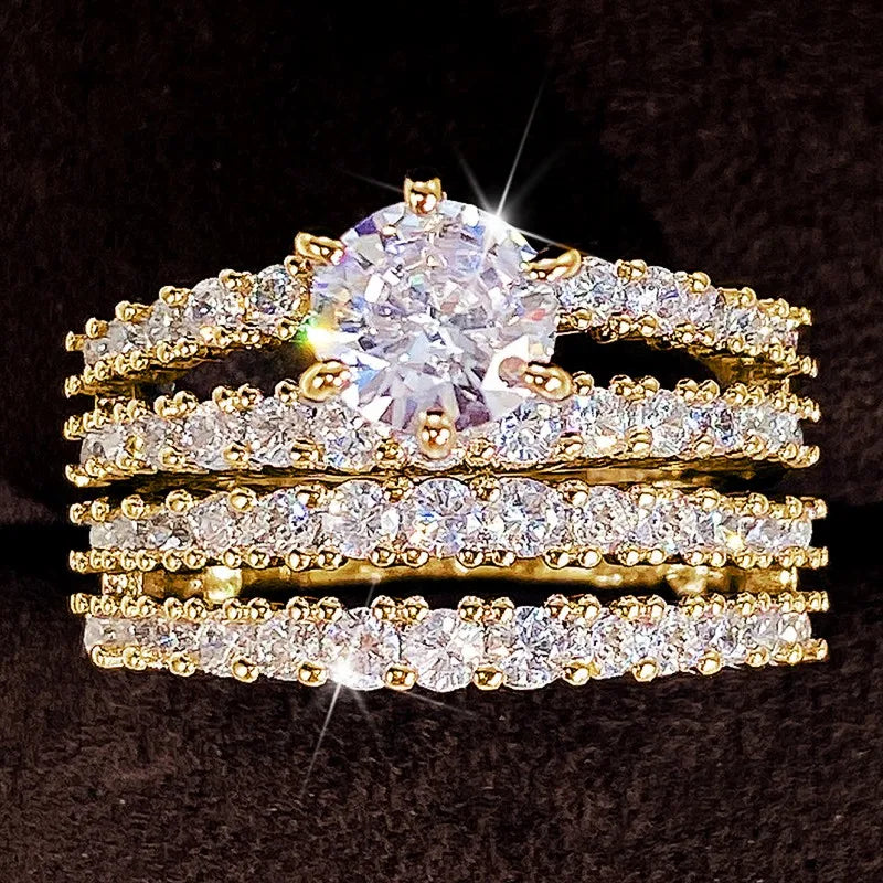 Trendy Hollow Set Ring