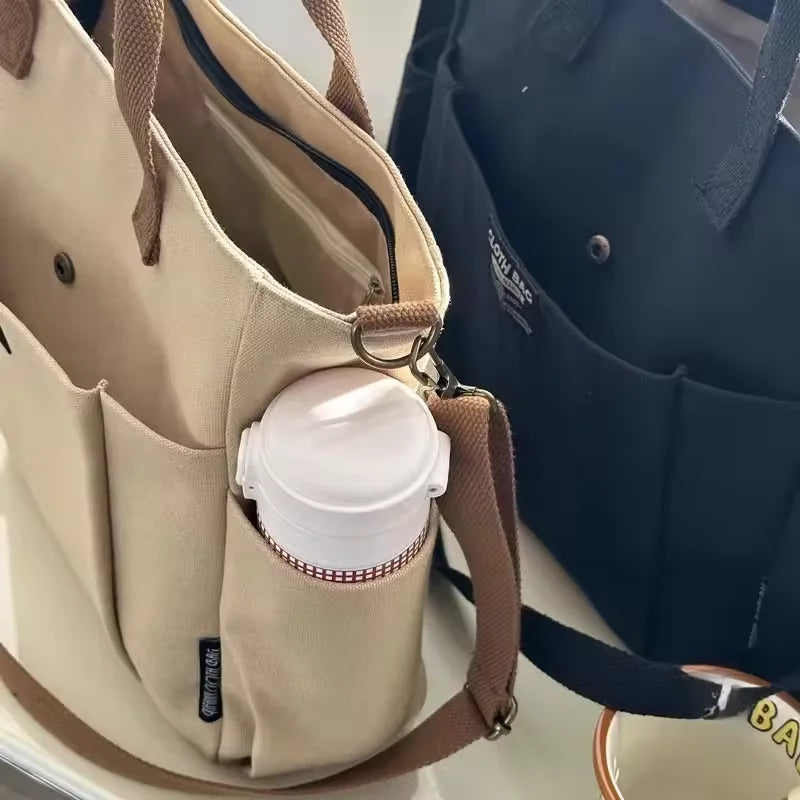 Single Shoulder Diagonal Cross Portable Tote Bag