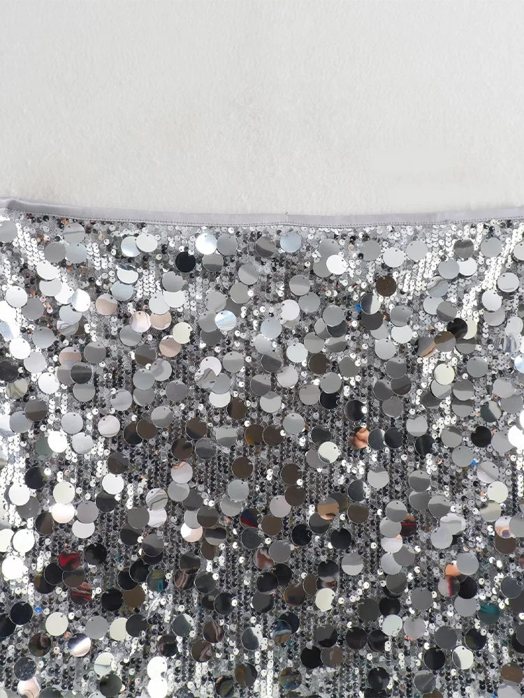 Mini Skirt Vintage High Waist