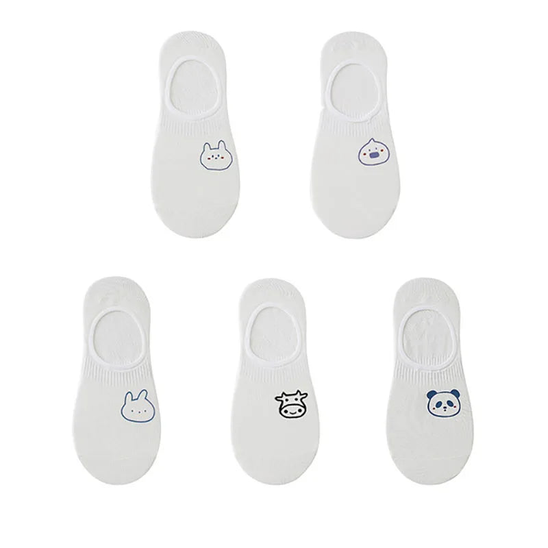 Women's Socks Set Invisible Cartoon Cute Socks