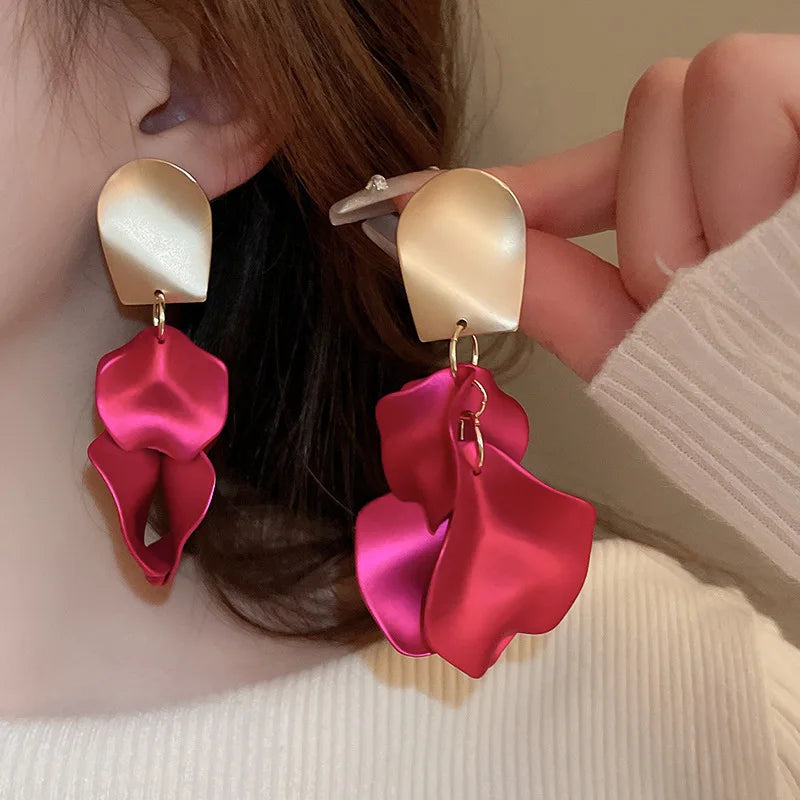 Bohemian Colorful Flower Earrings