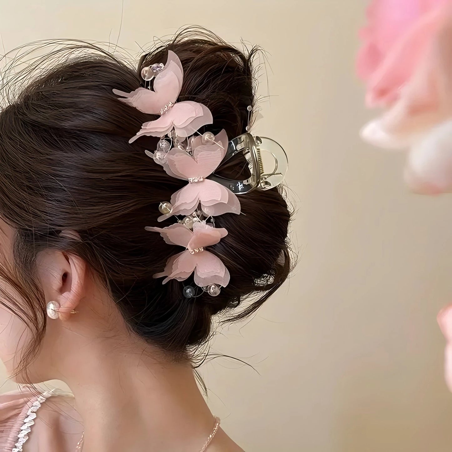 2pc Fashion Butterfly Hair Clip