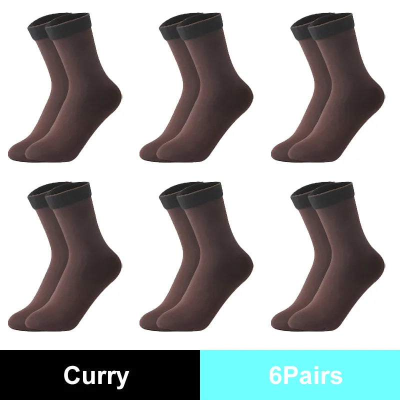 Warm Solid Women Socks