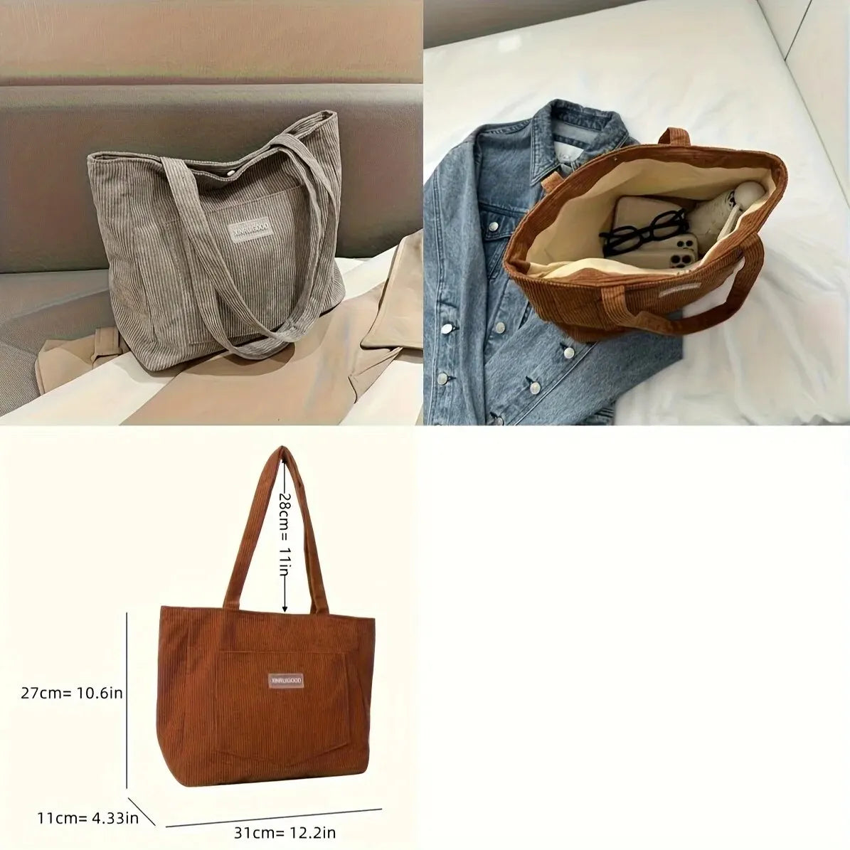 Large Capacity Shoulder Bag