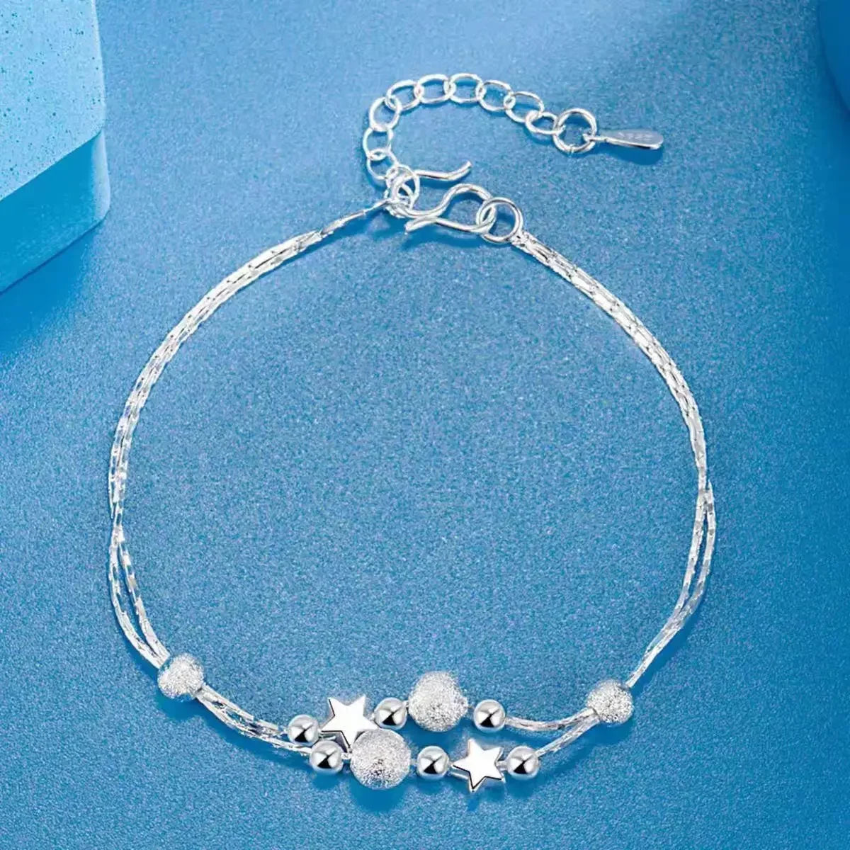 925 Sterling Silver Heart Shaped Bracelet