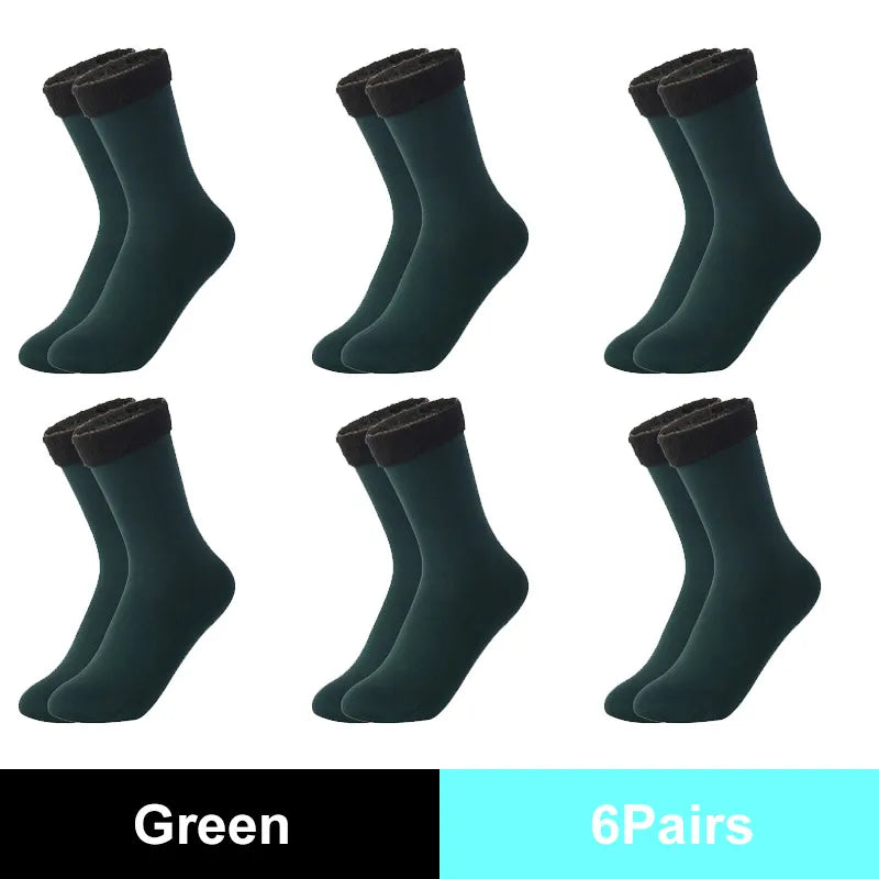 Warm Solid Women Socks