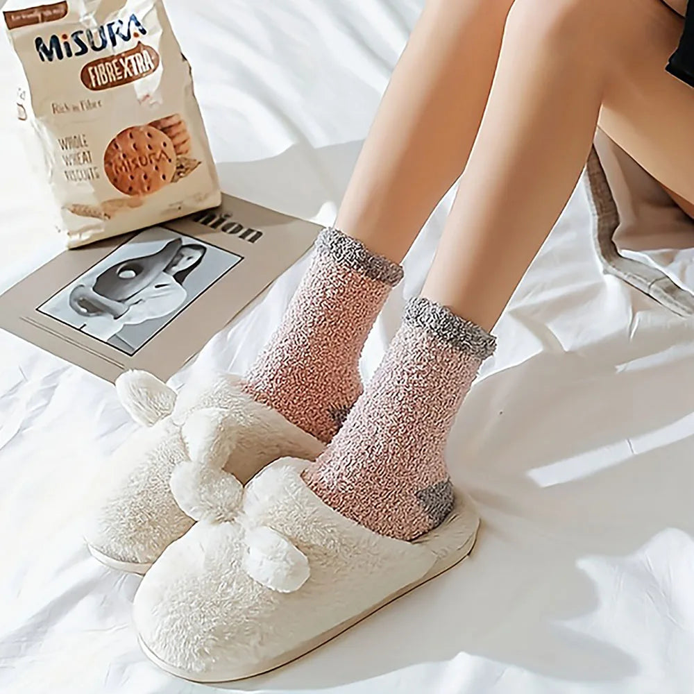 Thick Coral Fleece Socks