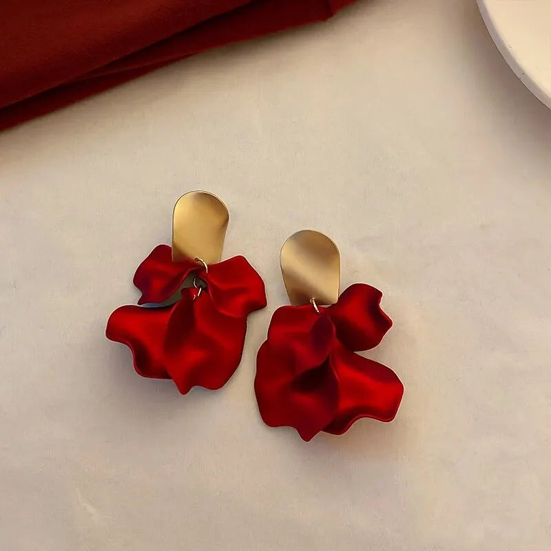 Bohemian Colorful Flower Earrings