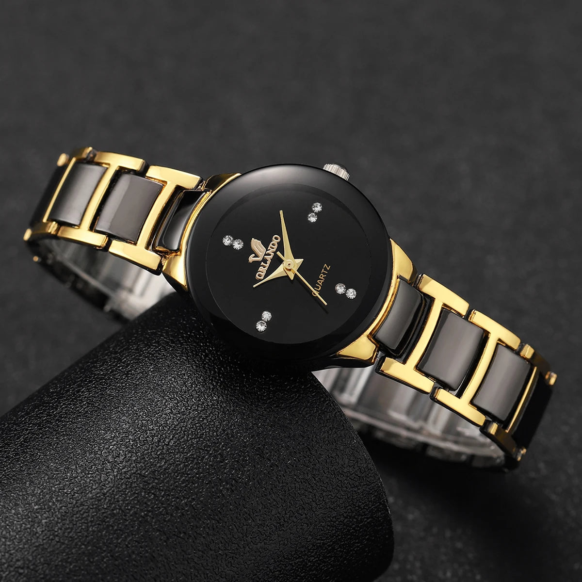 Stainless Steel Band Analog Quartz Watches