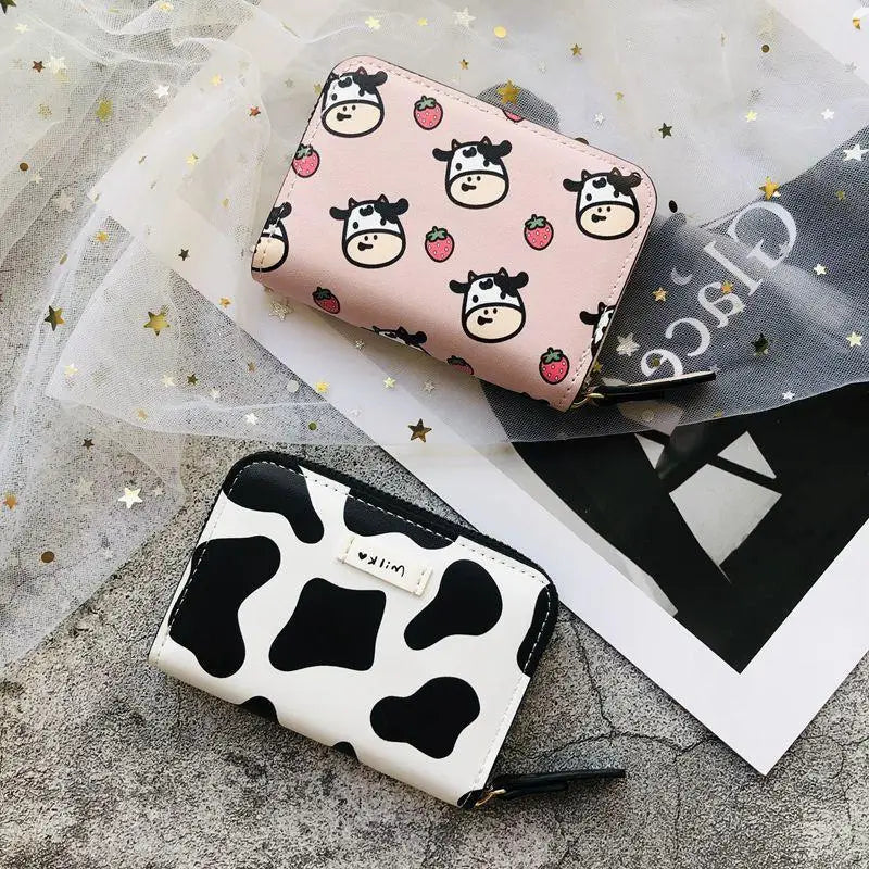 Cute Cow Pattern Coin Purse