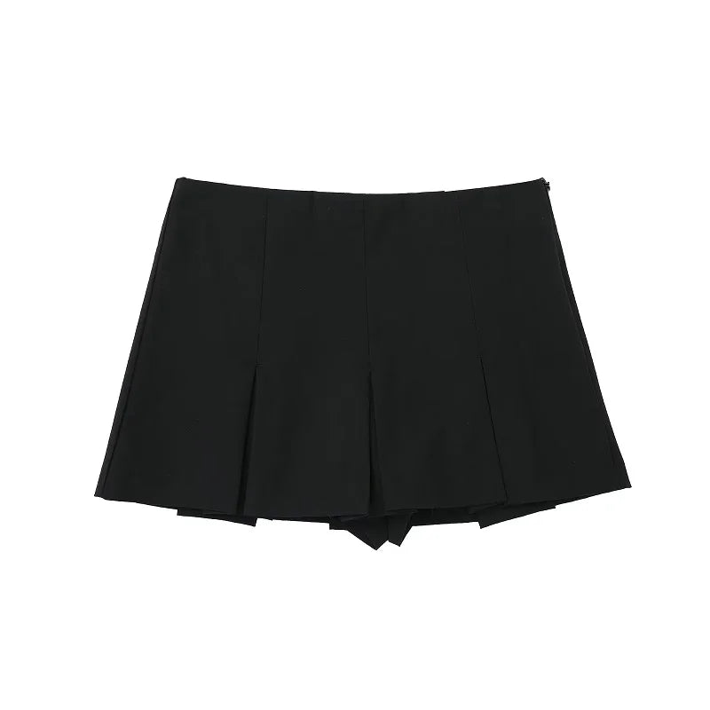 Striped Bermuda Shorts Woman Casual Mini Shorts