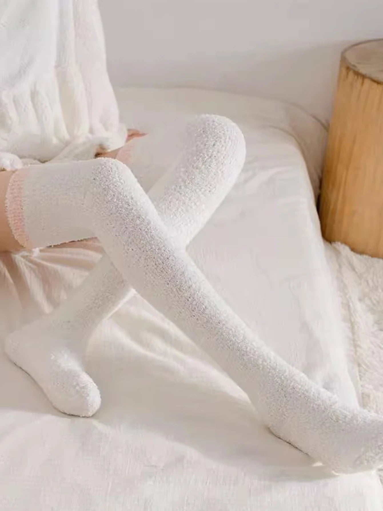 Women's Warm Solid Color Floor Socks