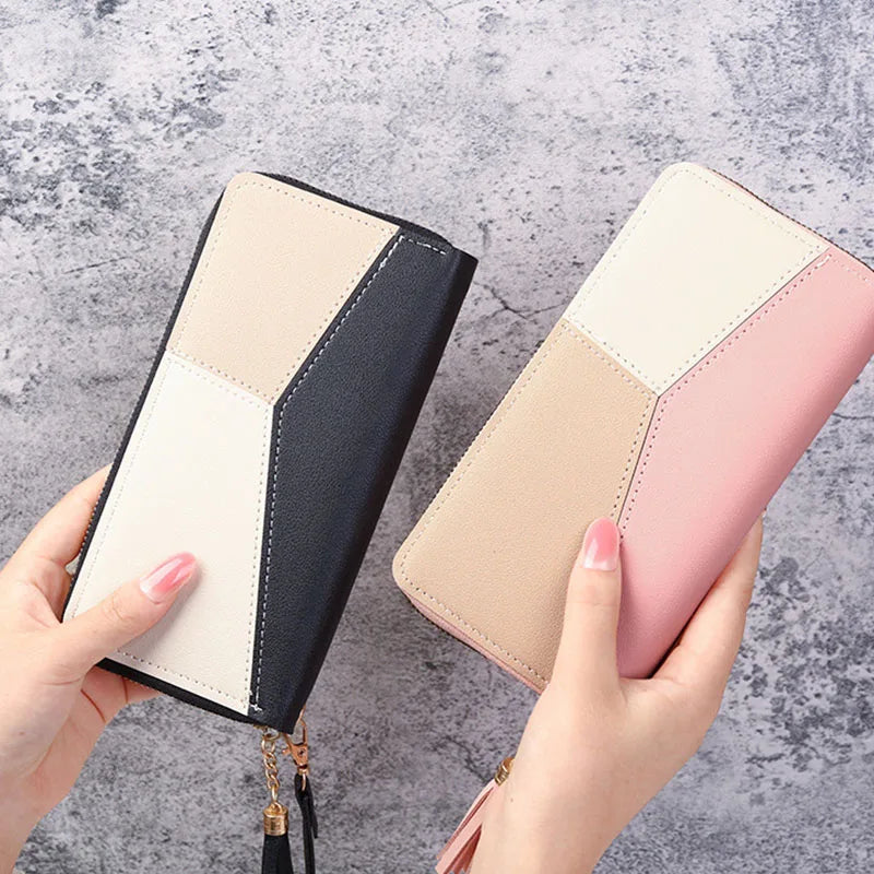 Fashion Zipper Wallets Women's Long Purses