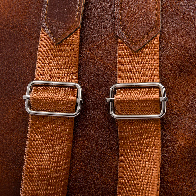 3-in-1 Women Backpacks Vintage Female Shoulder Bags