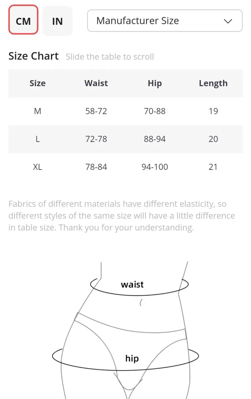 4PCS/Set Seamless Panties Ice Silk